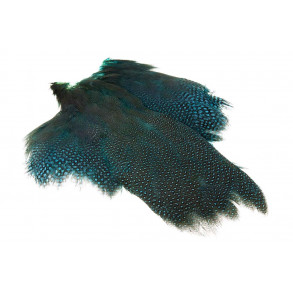 Whiting Guinea Fowl Cape - SilveRedoctor Blue