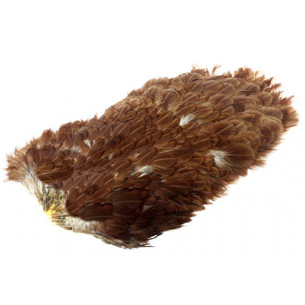 Whiting Hen Soft saddel - Coachman Brown