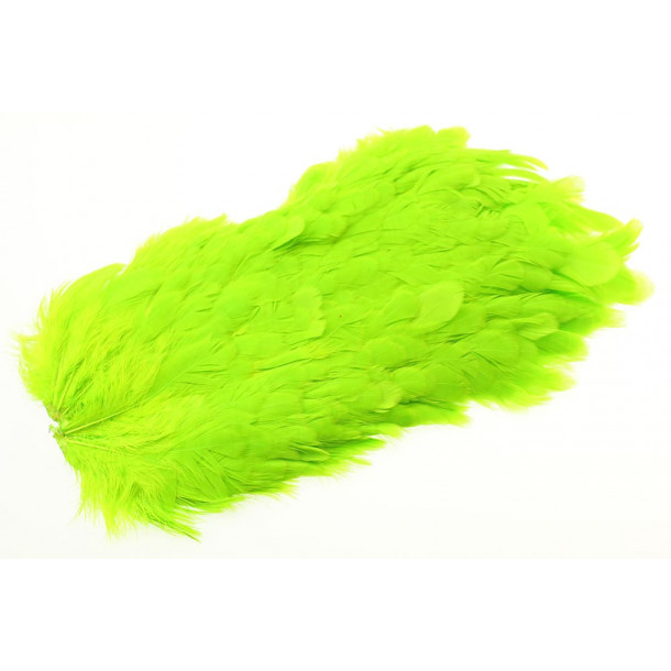 Whiting Hen Soft saddel - flourescent Chatreuse