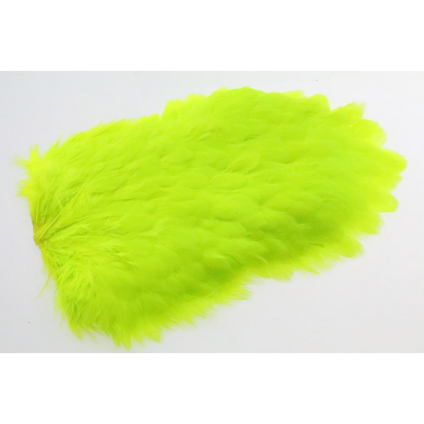 Whiting Hen Soft saddel - flourescent yellow/Chatreuse