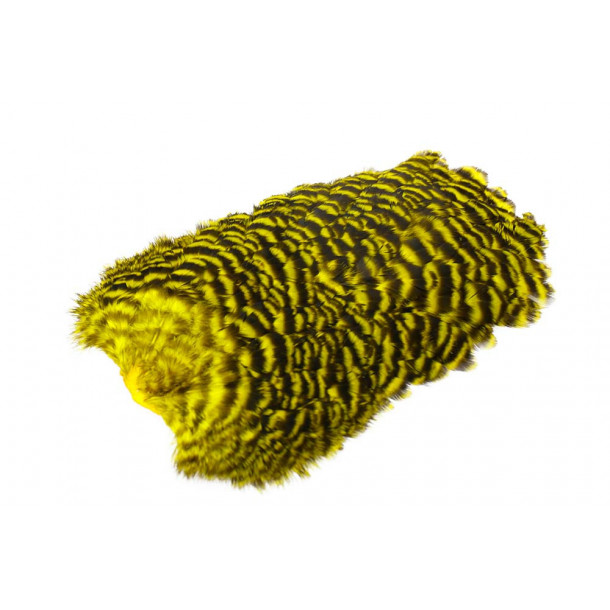 Whiting Hen Soft saddel - Grizzly Yellow