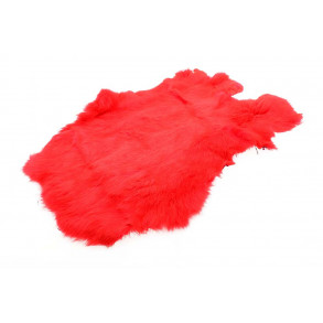 Whole Rabbit Pelts - Fl.Red