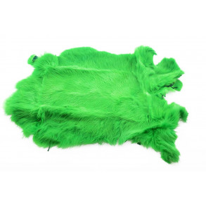 Whole Rabbit Pelts - Fluo. Green