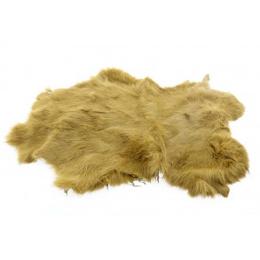 Whole Rabbit Pelts - Golden Olive
