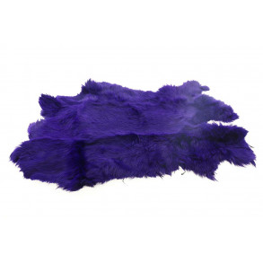 Whole Rabbit Pelts - Purple
