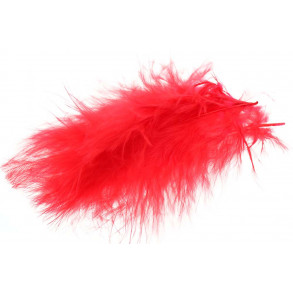 Wolly Bugger Marabou - Fluo Red