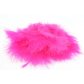 Wolly Bugger Marabou - Hot Flourescent Pink