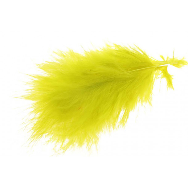 Wolly Bugger Marabou - Yellow Olive
