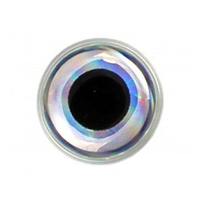 3D Epoxy Eyes - 3 mm - Silver