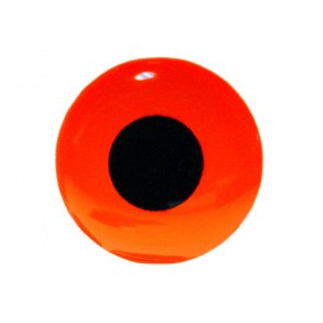3D Epoxy Eyes - 6 mm - FL. Red