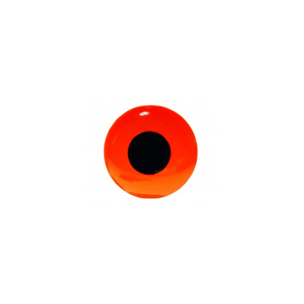 3D Epoxy Eyes 4 mm - FL. Red
