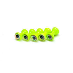 FutureFly - 3D Dumbell Eye - Fl. Chartreuse - 4 mm