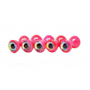 FutureFly - 3D Dumbell Eye - Fl. Pink - 4 mm