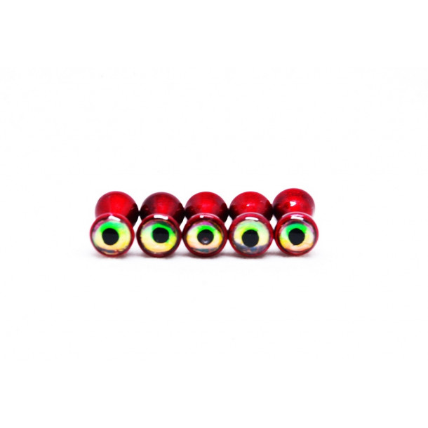 FutureFly - 3D Dumbell Eye - Fl. Red - 4.8 mm