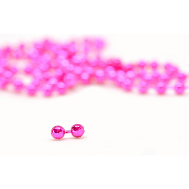 FutureFly - Bead Chain Eyes - 3,2 mm - Metallic Pink