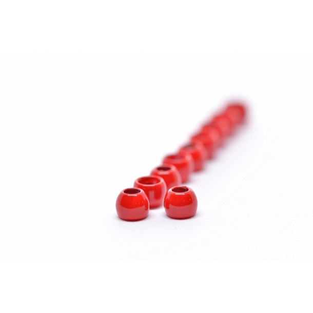 FutureFly - Brass Beads - 5 mm - Dark Red