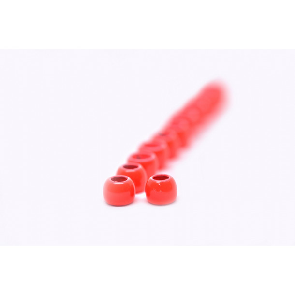 FutureFly - Brass Beads - 5 mm - FL. Red