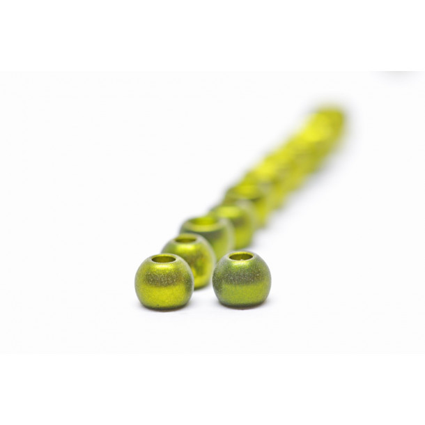 FutureFly - Brass Beads - 5 mm - Mat Metallic Olive