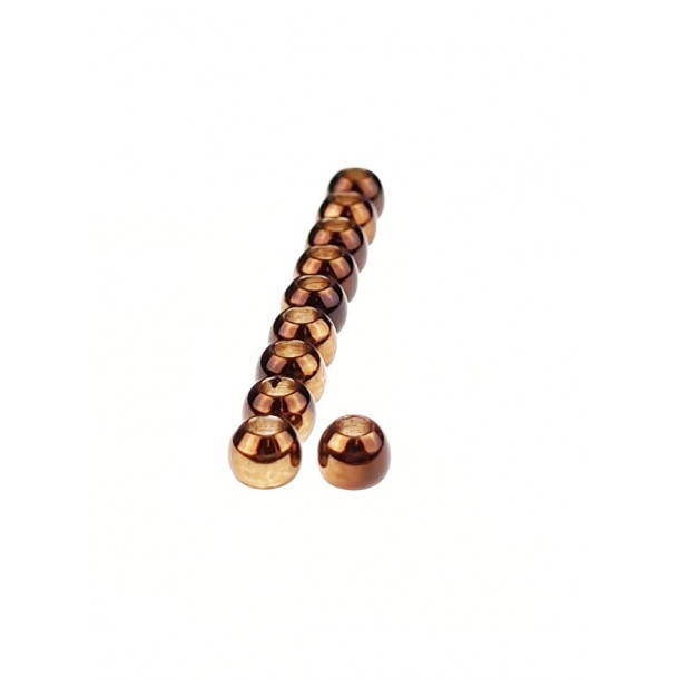 FutureFly - Brass Beads - 5 mm - Metallic Brown