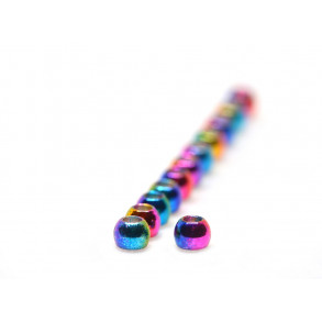 FutureFly - Brass Beads - 4 mm - Rainbow