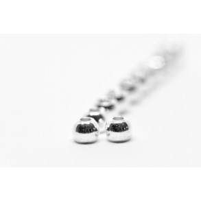 FutureFly - Brass Beads - 4 mm - Silver