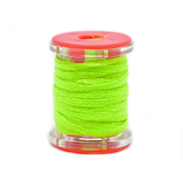FutureFly - Metallic Flatbraid Mach 2 - Fl. Green Holo - 3 m