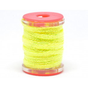 FutureFly - Metallic Flatbraid Mach 2 - Fl. Yellow Holo - 3 m