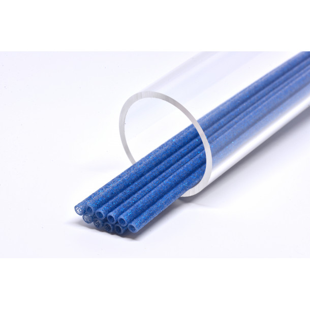 FutureFly - Predator Tubes - Clear with blue glitter