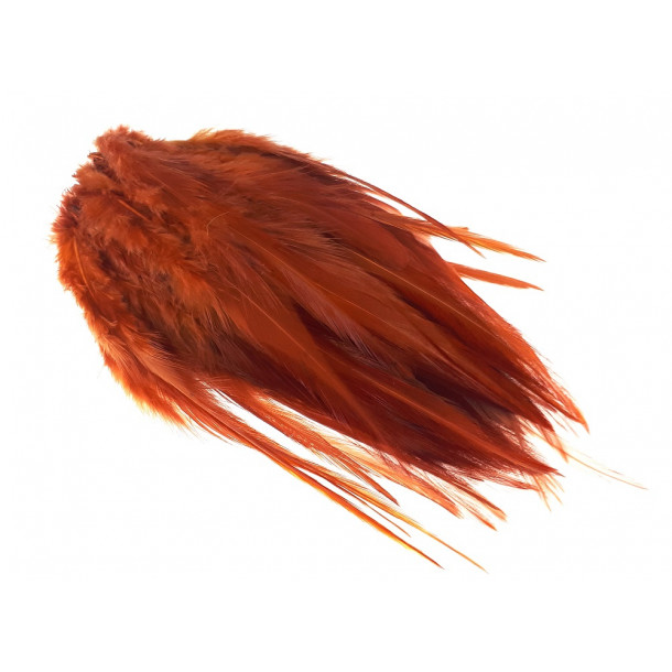 FutureFly - Rooster Saddle Feather - Fiery Brown