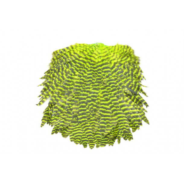 FutureFly - Signature Hen Saddle - Chartreuse Grizzly