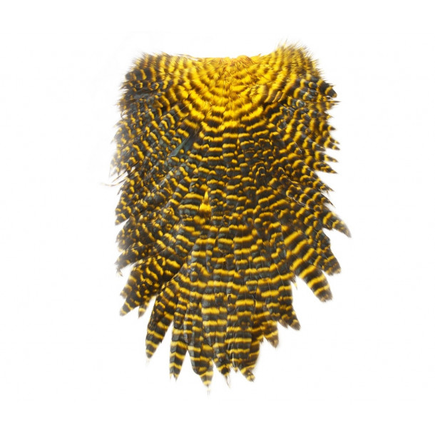 FutureFly - Signature Hen Saddle - Sunburst/Yellow Grizzly