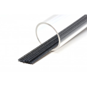 FutureFly - Tube - 3 mm soft Glitter - Black