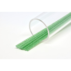 FutureFly - Tube - 3 mm soft Glitter - Green with Green Glitter