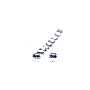 FutureFly - Tungsten Bead - 4 mm - Silver