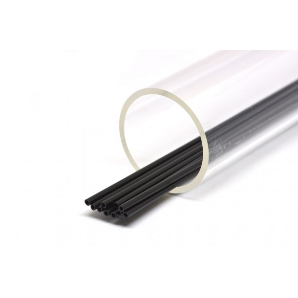 FutureFly Tube - 1,8 mm soft - Black/Milky