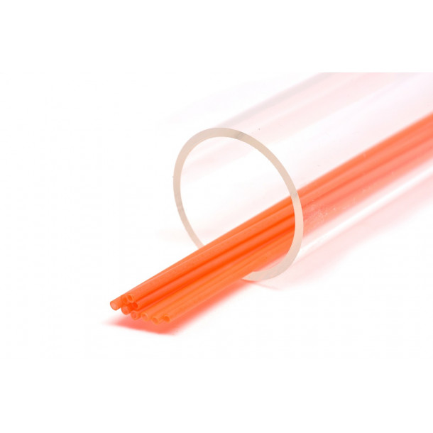 FutureFly Tube - 3 mm soft - FL. Orange/Trans