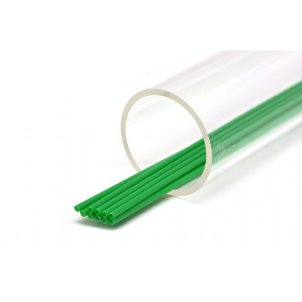 FutureFly Tube - 3 mm soft - Green/Milky
