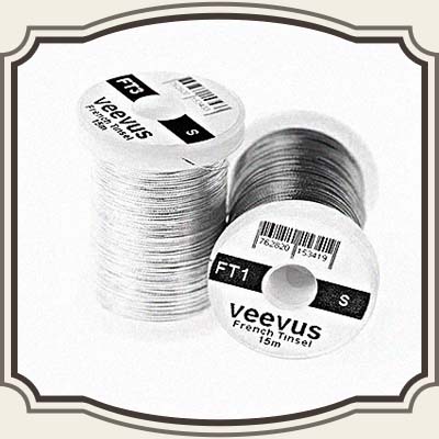 Tinsel, floss, tråd og wire