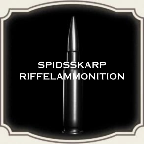 SPIDSSKARP AMMONITION