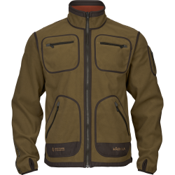 Hrkila Kamko fleece Dark olive/Arabian spice