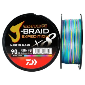 Daiwa J-Braid Expedetion X8 multicolor  Fletline Pspoling