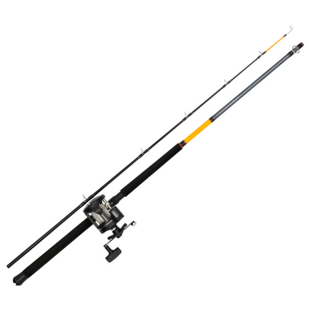 Pirkest med Daiwa Pirkestang og Daiwa havhjul