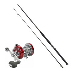 Pirkest med Penn Regiment pirkestang og ABU Ambassadeur 7000