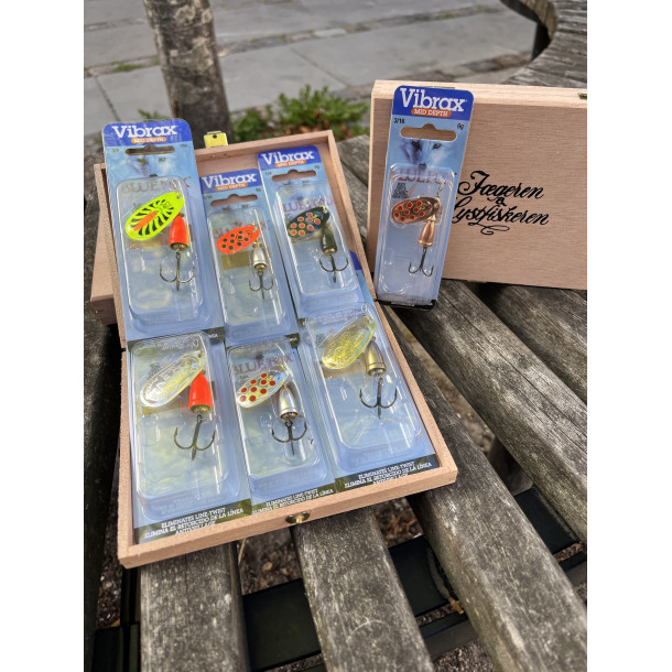 J�geren &amp; Lystfiskeren Vibrax Spinner Combo