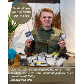 Fluebindings st deluxe m. kursus