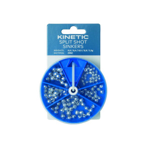 Kinetic Split Shot Sinkers Assortment