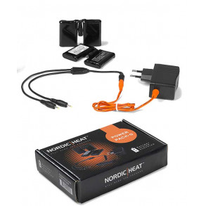 Nordic Heat Powerpack  220V lader + batteri