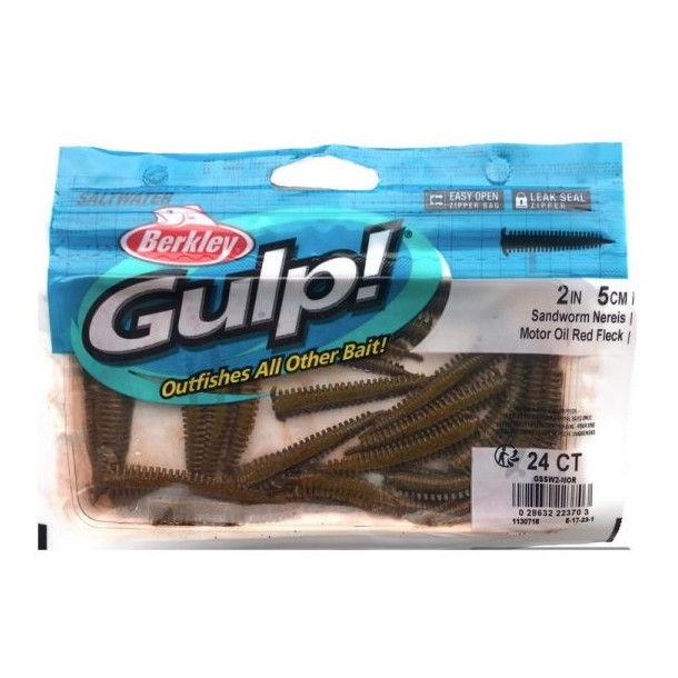 Berkley Gulp Saltwater Sandworm 24 pcs