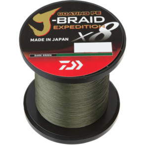 Daiwa J-Braid Expedetion X8 Dark Green Fletline Pspoling 