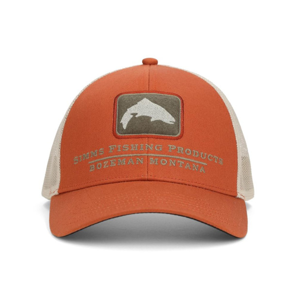 Simms Haul Trucker cap orange